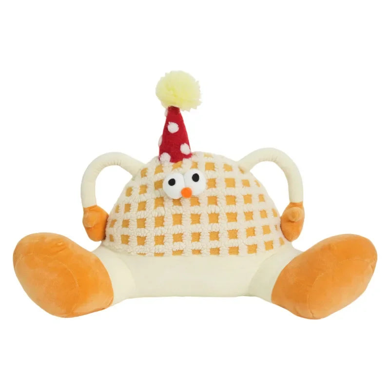 Cojín de Waffle de Cumpleaños de Peluche para Soporte de Cabeza/Lumbar, 14-20" | 35-50 centímetros