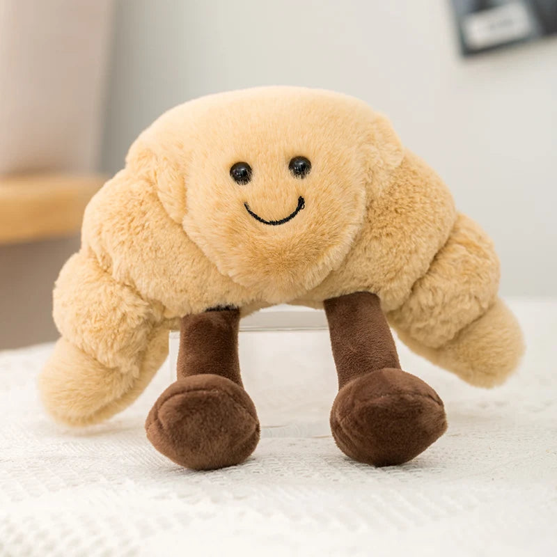 Cartoon Egg, Toast & Bread Plush Doll | Breakfast Food Stuffed Toy Set