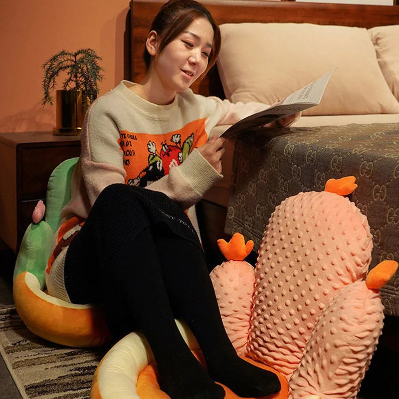 Cojín para asiento infantil Cactus - Acogedor y suave