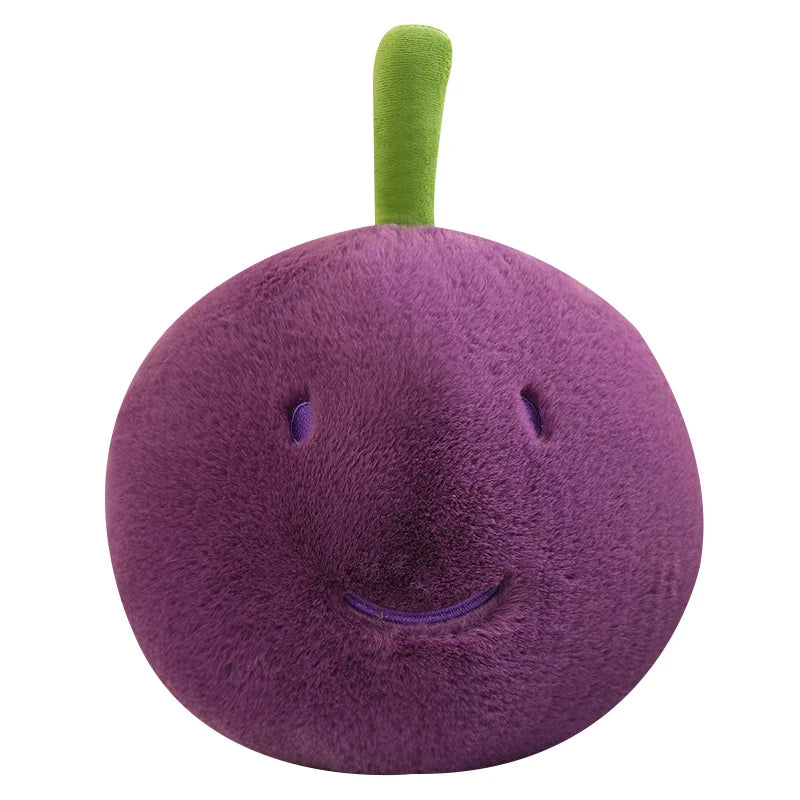 Grape Cluster Plush Toy | Cute Stuffed Fruit Plushie | soft stuffed plushie | view 7