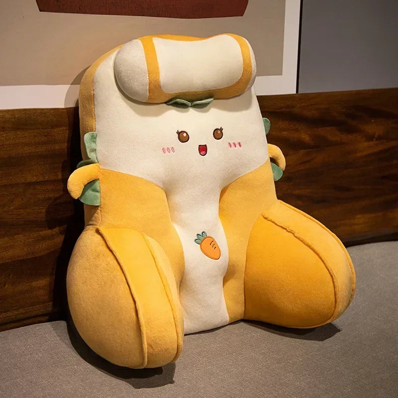 Kawaii Obst Rückenstützkissen – Gemütliche Unterstützung mit einer saftigen Wendung!
