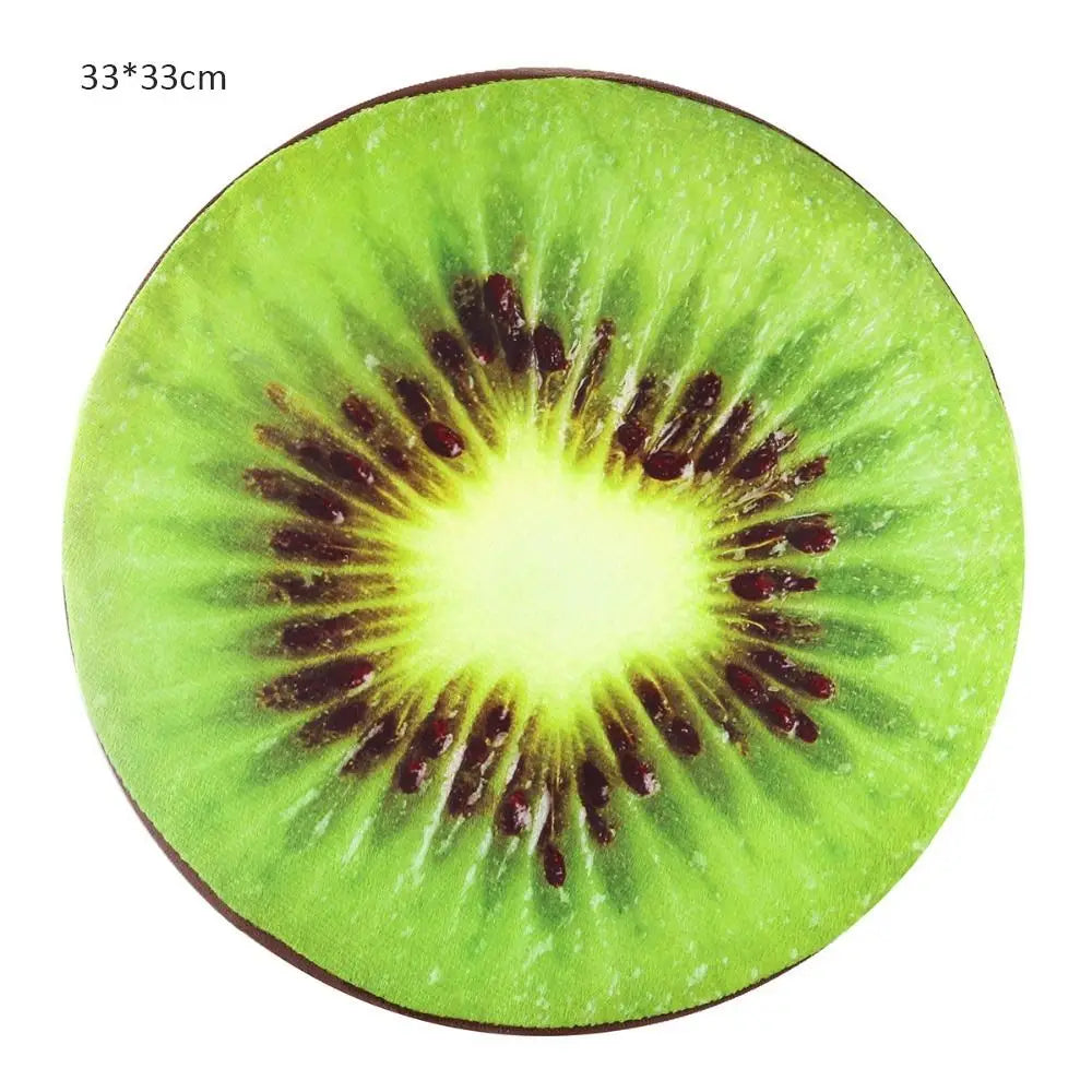 Cuscini in peluche a forma di frutta affettata, sei stili, 13" | 32 centimetri