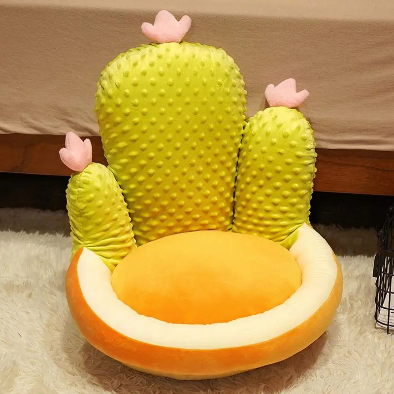 Cojín para asiento infantil Cactus - Acogedor y suave