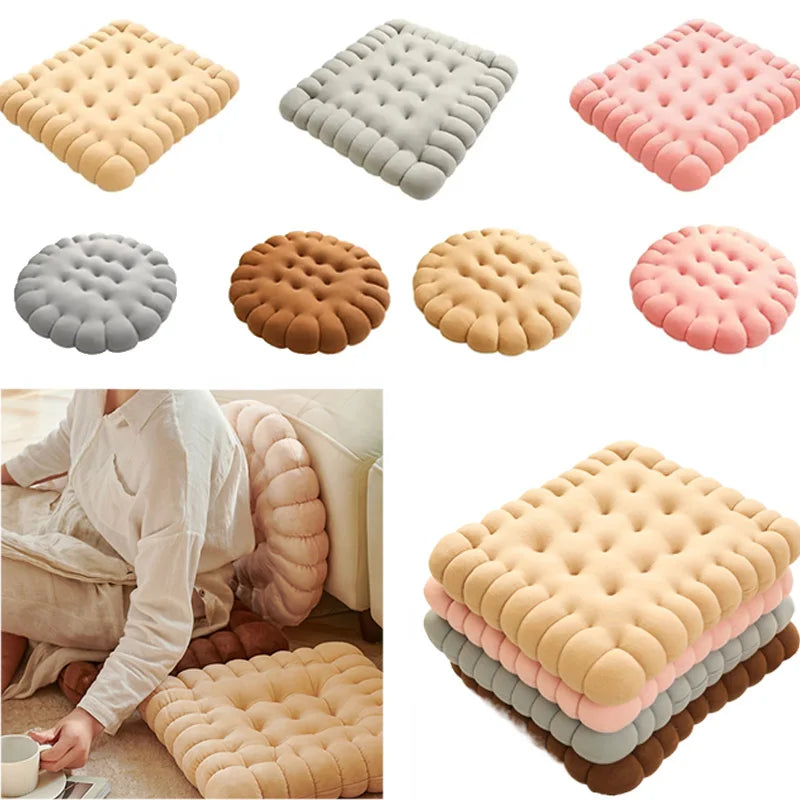 Biscuit Seat Cushion - 10 Styles, 18-22" | 45-55 cm