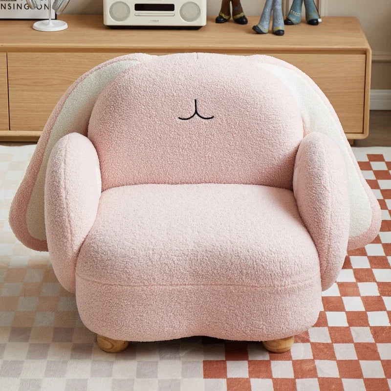 Adorable Rabbit Plushie Chair for Kids, Three Colors