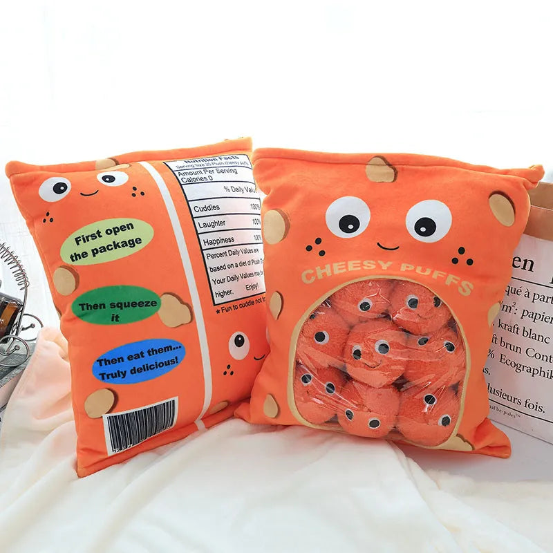 Snack Bag Kissen Plüschspielzeug, Acht Stile, 16" | 40 cm