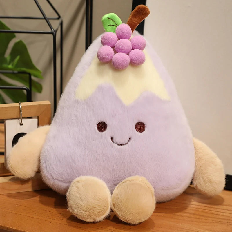 Kawaii Strawberry Cake Plush Toy | Cute Dessert Stuffed Animal