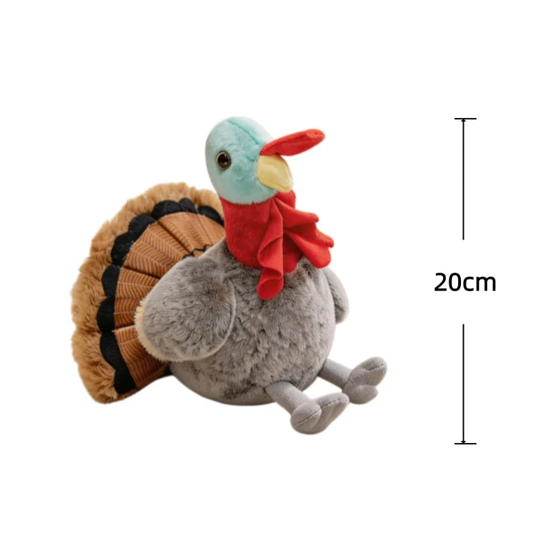 Realistic Chicken & Poultry Plush Collection – Hen, Silkie, Turkey & More