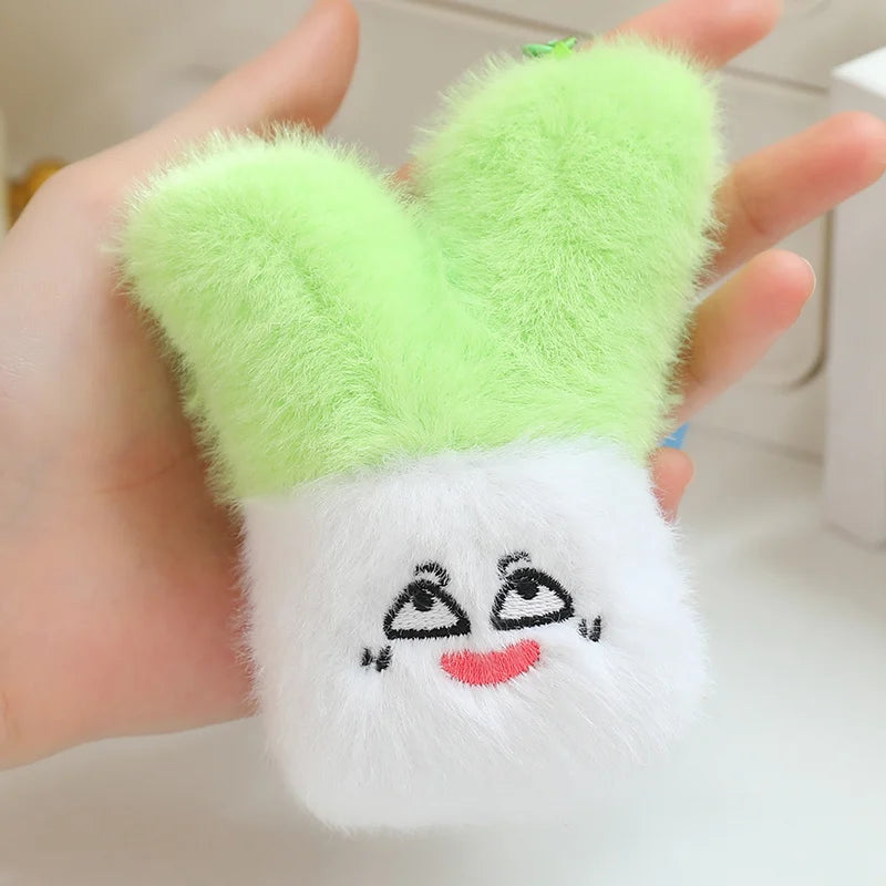 Simulation Fruits & Vegetables Plush Pendant Set | 18 Styles, 9 cm Each
