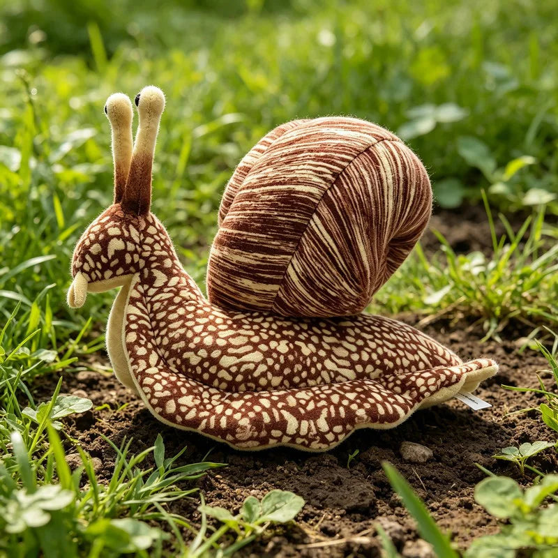 Realistic Snail Plush Toy, 15" | 38 cm