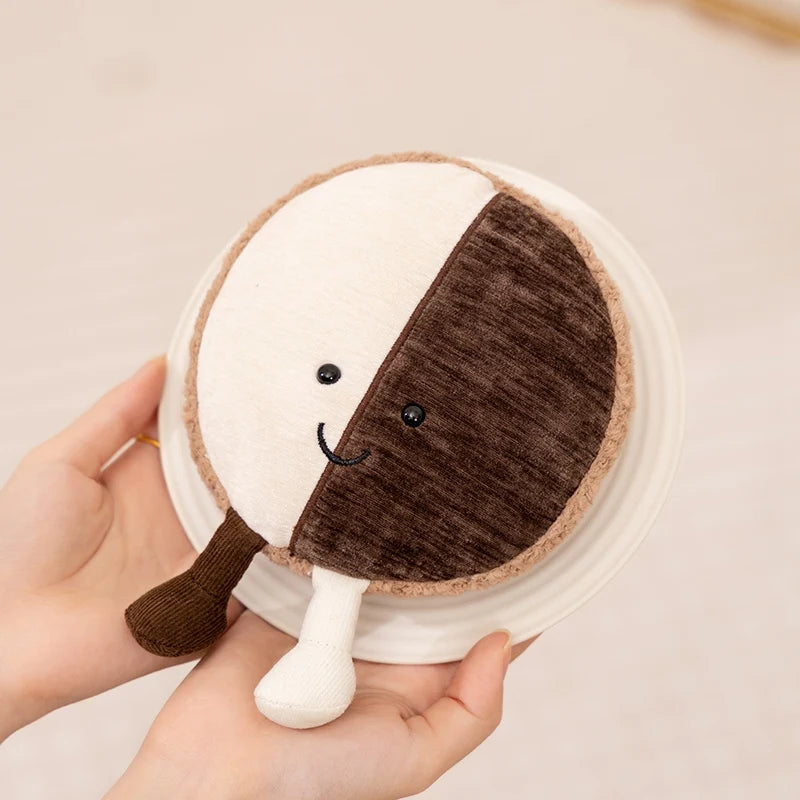 Afternoon Tea Dessert Plush Toy Set – Pudding, Cake & Butterfly Biscuit Dolls