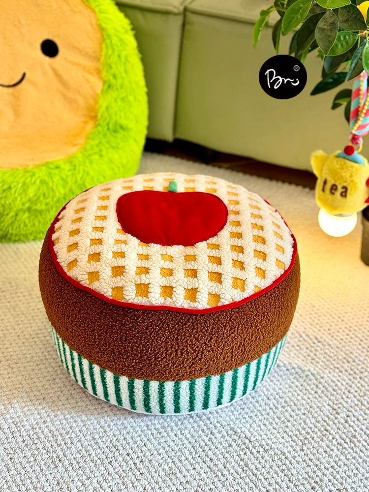 Cupcake Floor Cushion Ottoman | Food-Themed Lazy Sofa Seat