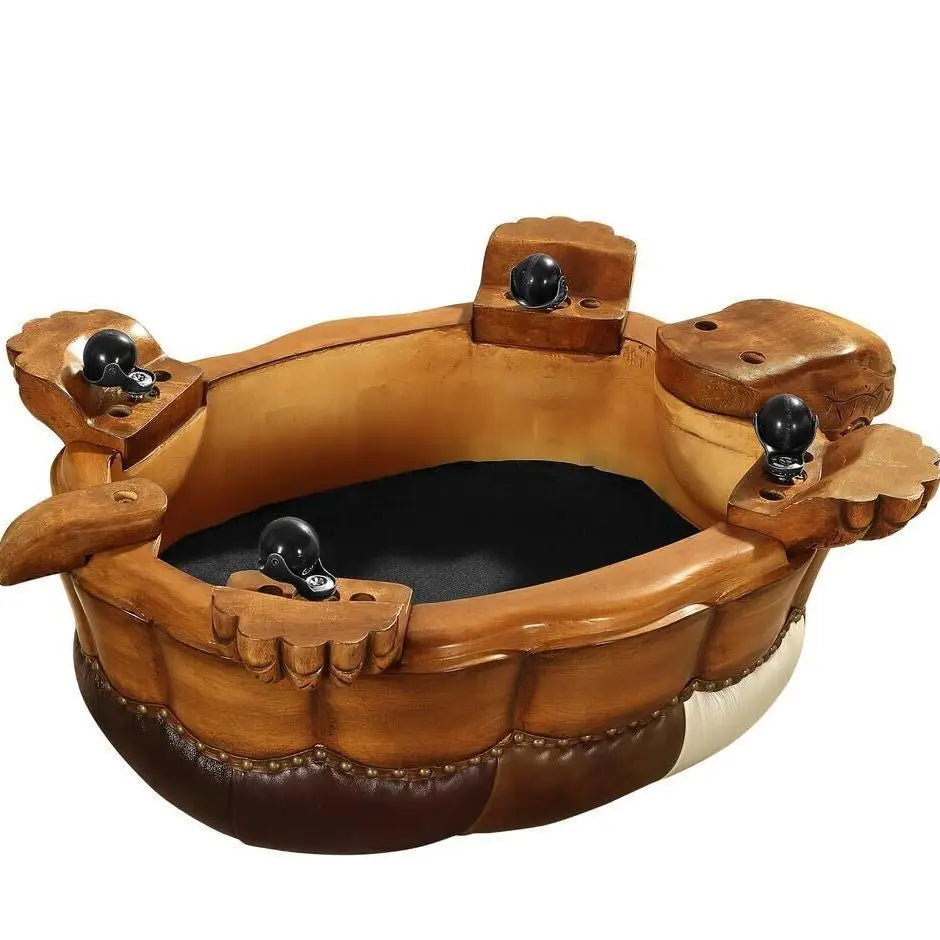 Bespoke Turtle Leather Ottoman