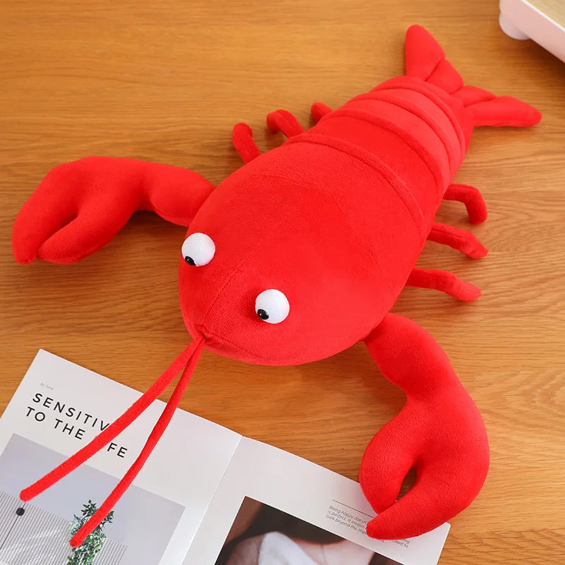 Jouet en peluche de homard rouge cartoon, 12-31" | 30-80 cm
