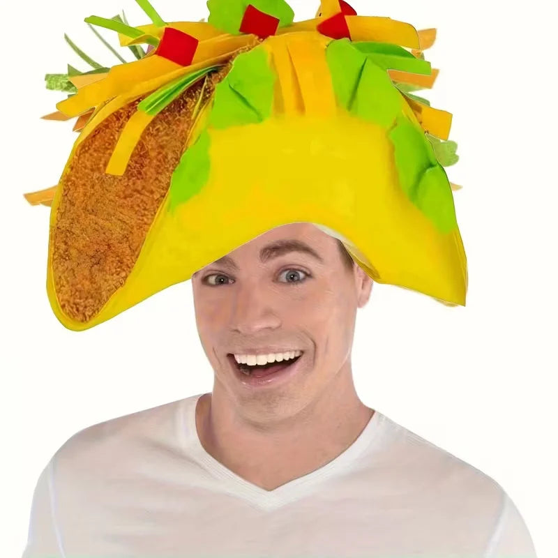 Taco Sombrero Party Hat | Mexican Food Costume Accessory