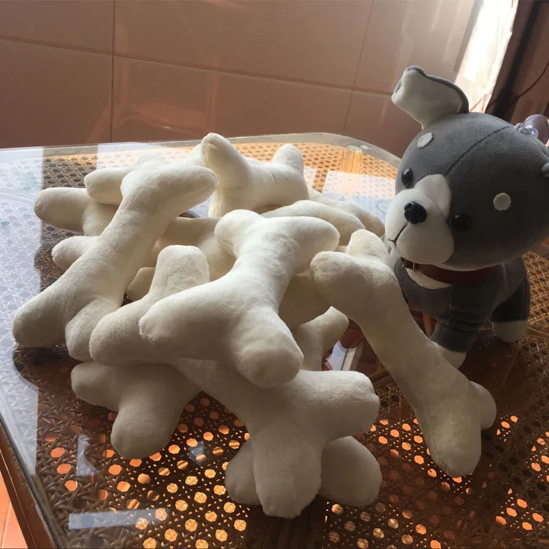 Dog Bone Chew Toy Plushie, 6-16" | 15-40 cm