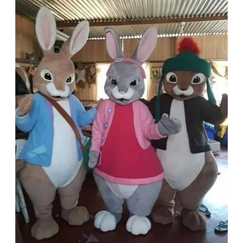 Hochwertiges Bunny-Kostüm für Erwachsene, drei Stile