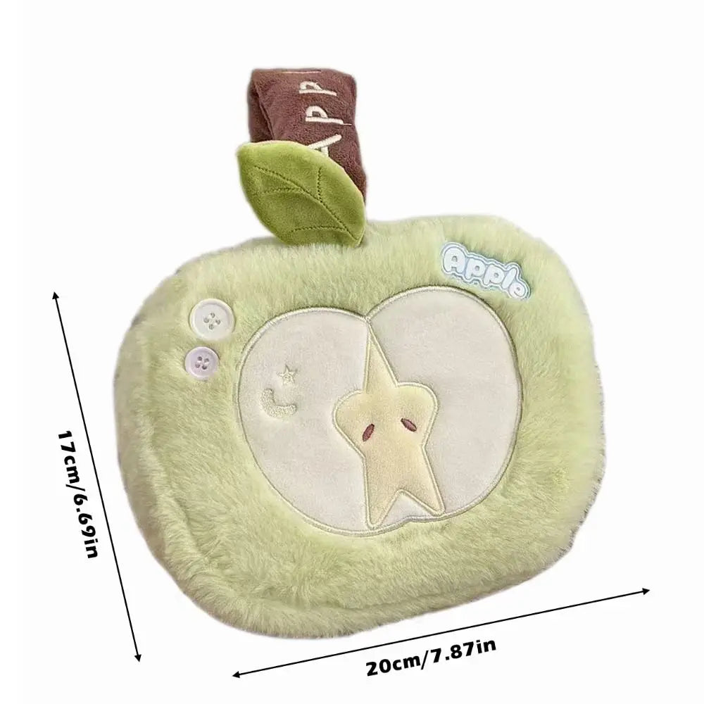 Apple-Shaped Cosmetic Bag | Large Capacity Fruit Toiletry Pouch