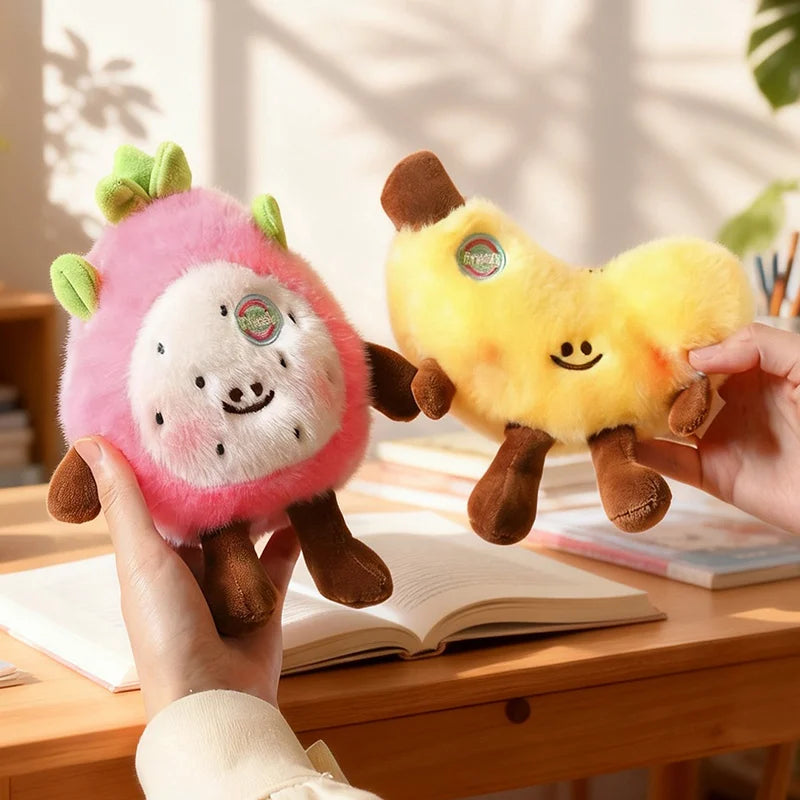 Kawaii Cartoon Fruit Plush Toy Series | Cute Durian, Kiwi & Banana Stuffed Animals