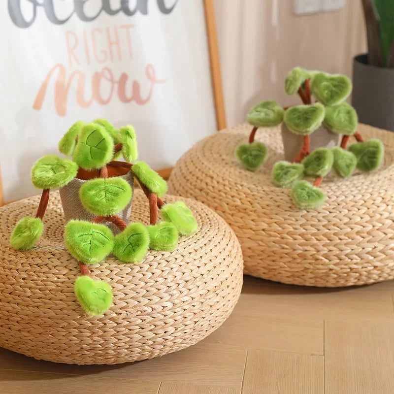 Kawaii Hanging Vine Plush Potted Plant, 6" | 15 cm
