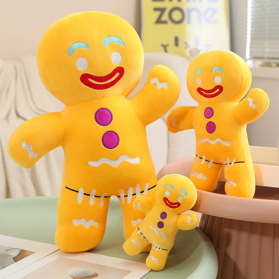 Gran Peluche de Galleta de Jengibre con Bastón de Caramelo, 17-24" | 42-60 centímetros