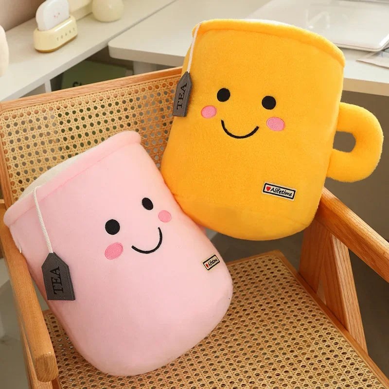 Cup of Tea Plushie, Three Colors, 13" | 34 cm plush toy – – – Image 5 | Plushie Produce