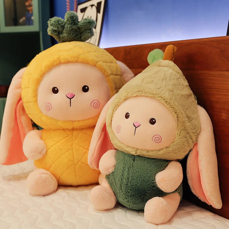 Fruit Bunny Plush Toy, Three Designs, 11-22" | 27-55 cm plush toy – – – Image 4 | Plushie Produce
