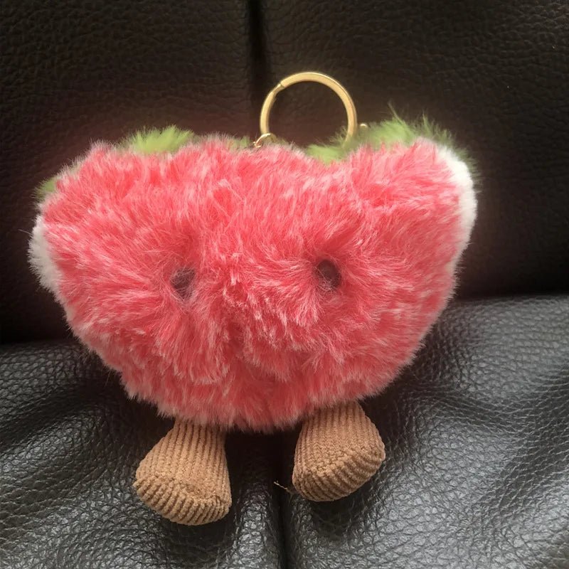 Plushie Cartoon Food Keychain, Six Food Choices plush toy – – Watermelon – Image 12 | Plushie Produce