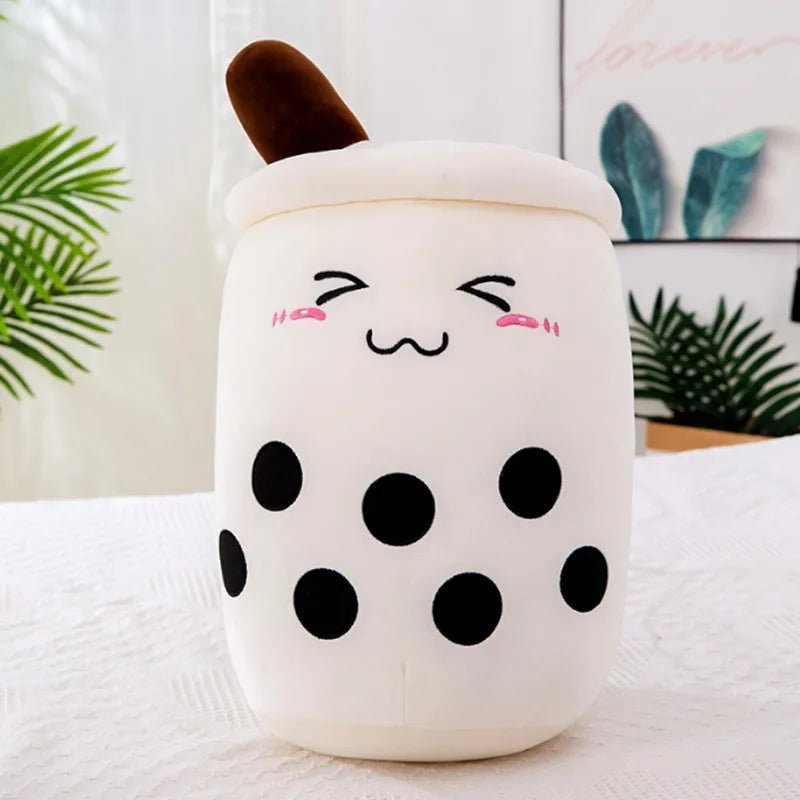 Plushie Jumbo Bubble Tea, 16 Styles, 9-28" | 22-70cm plush toy – – Vanilla/Closed Eyes – Image 17 | Plushie Produce