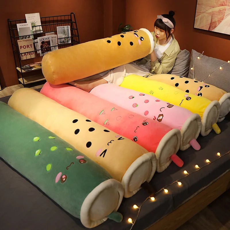 Plushie Jumbo Bubble Tea Body Pillow, Five Styles, 3.3-4.9' | 100-130cm plush toy – – – Image 3 | Plushie Produce