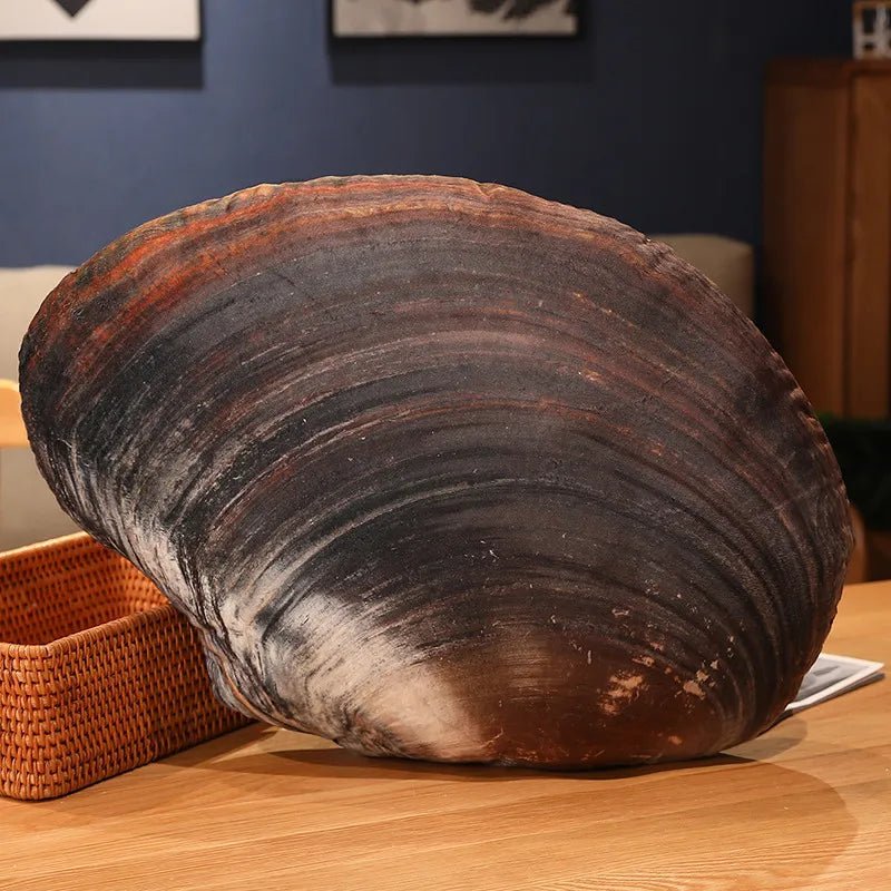 Plushie Realistic Seashell Throw Pillows, Six Styles plush toy – – Mussel 55x40cm – Image 3 | Plushie Produce