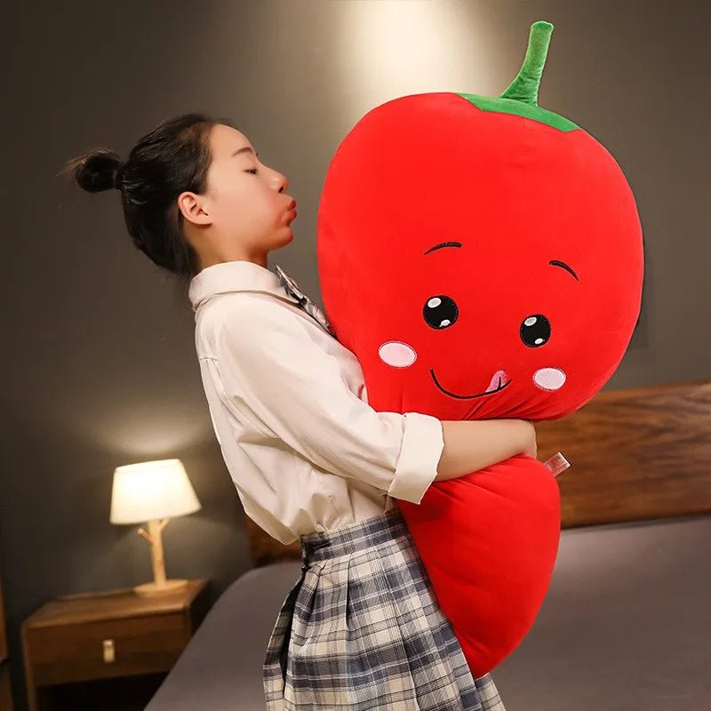 Smiling Vegetable Plush Toy, Four Veggies, 12-20" | 30-50 cm plush toy – – – Image 2 | Plushie Produce