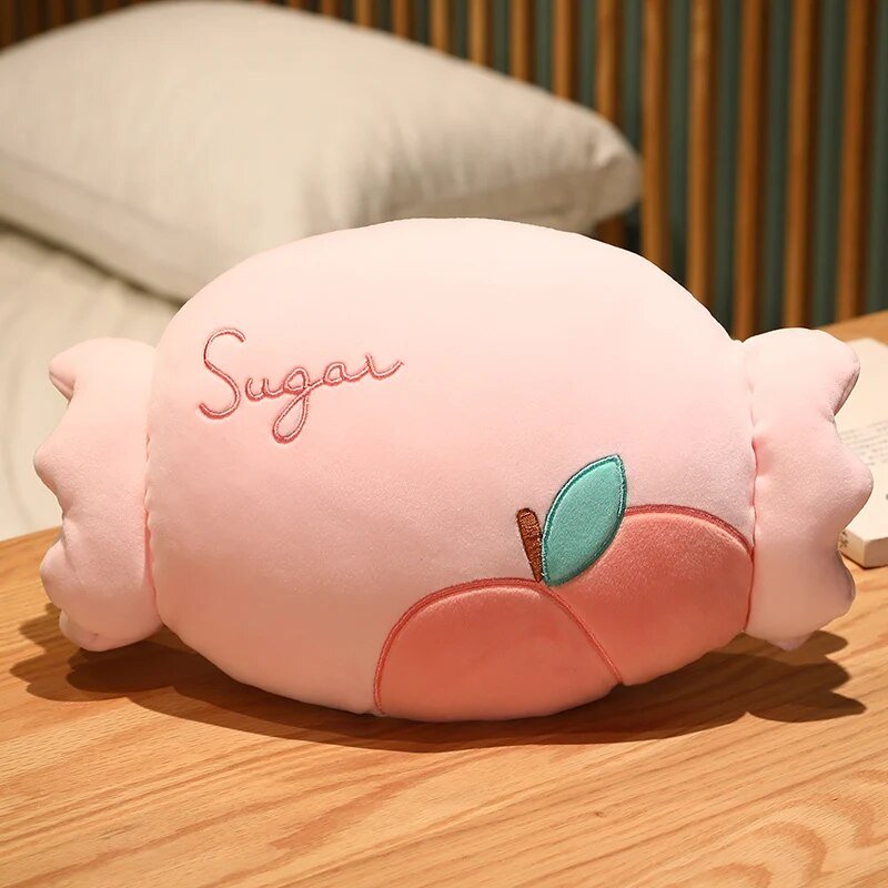 Candy Hand Warmer Plushie, Eight Designs, 13" | 32 cm plush toy – – Peach B – Image 3 | Plushie Produce