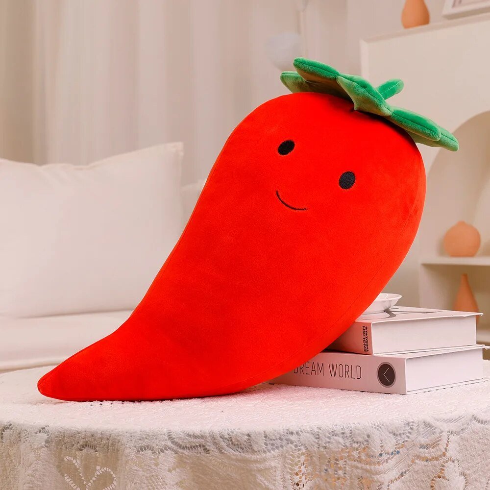 Large Chili Pepper Plushie, 20" | 50 cm plush toy – – – Image 1 | Plushie Produce