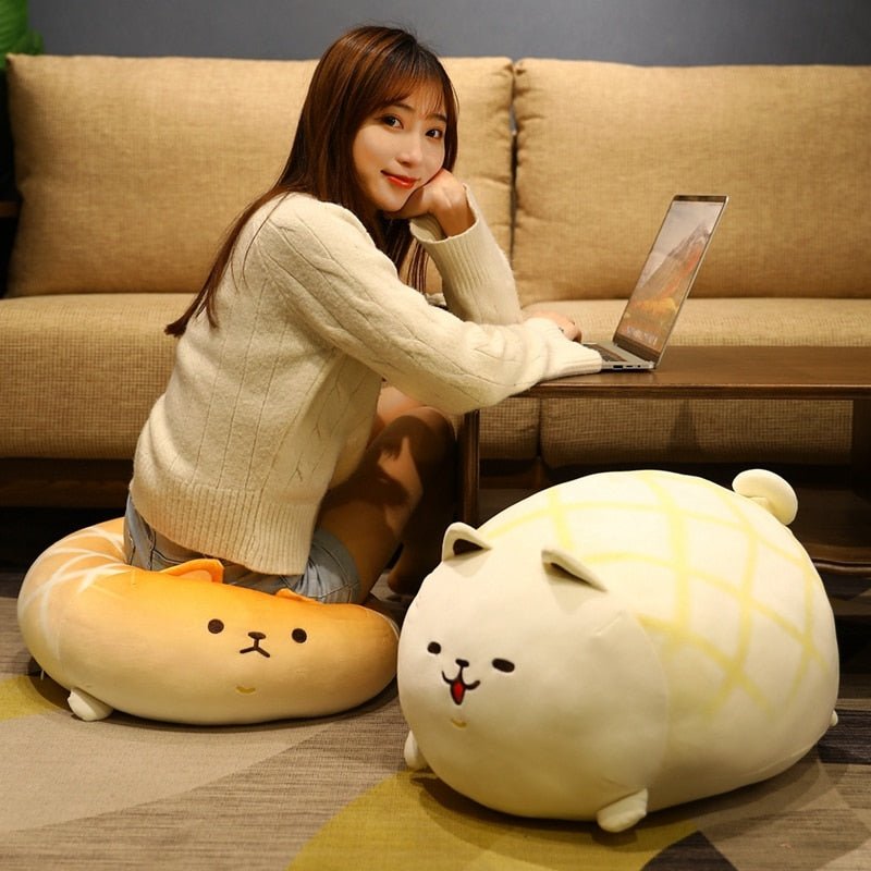 Plushie Dog as a Loaf of Bread, 12-20" | 30-50 cm plush toy – – – Image 5 | Plushie Produce