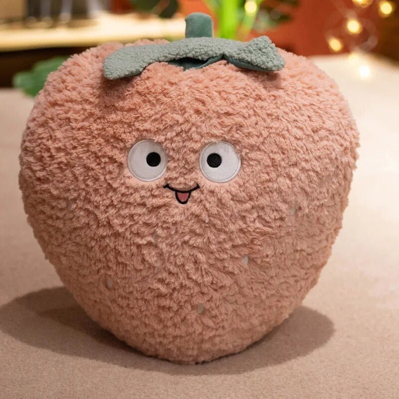 Plushie Fuzzy Fruit w/Optional Handwarmer, 5 Fruits, 14-18" | 36-45 cm plush toy – – – Image 4 | Plushie Produce