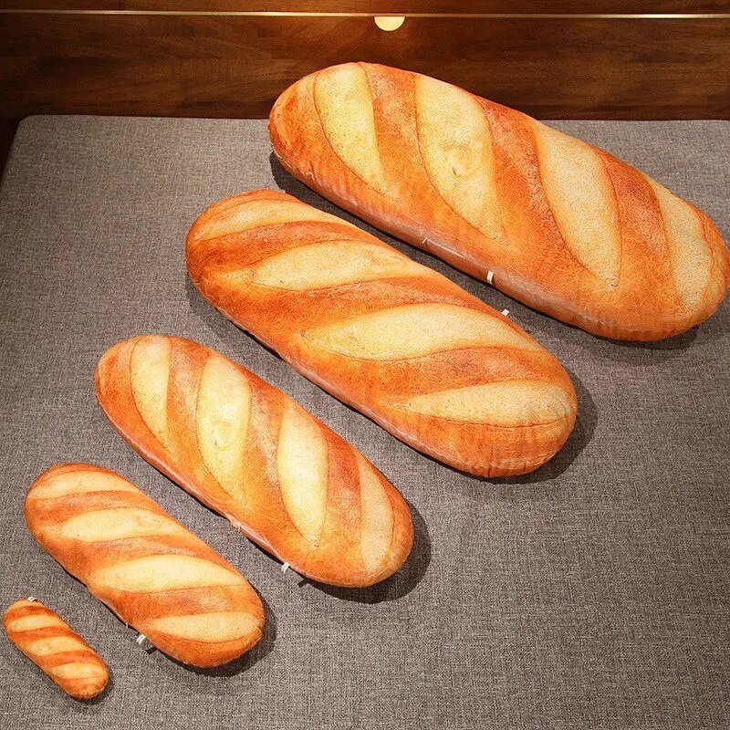 Plushie Jumbo Realistic Loaf of Bread, 8-40" | 20-100 cm plush toy – – – Image 8 | Plushie Produce