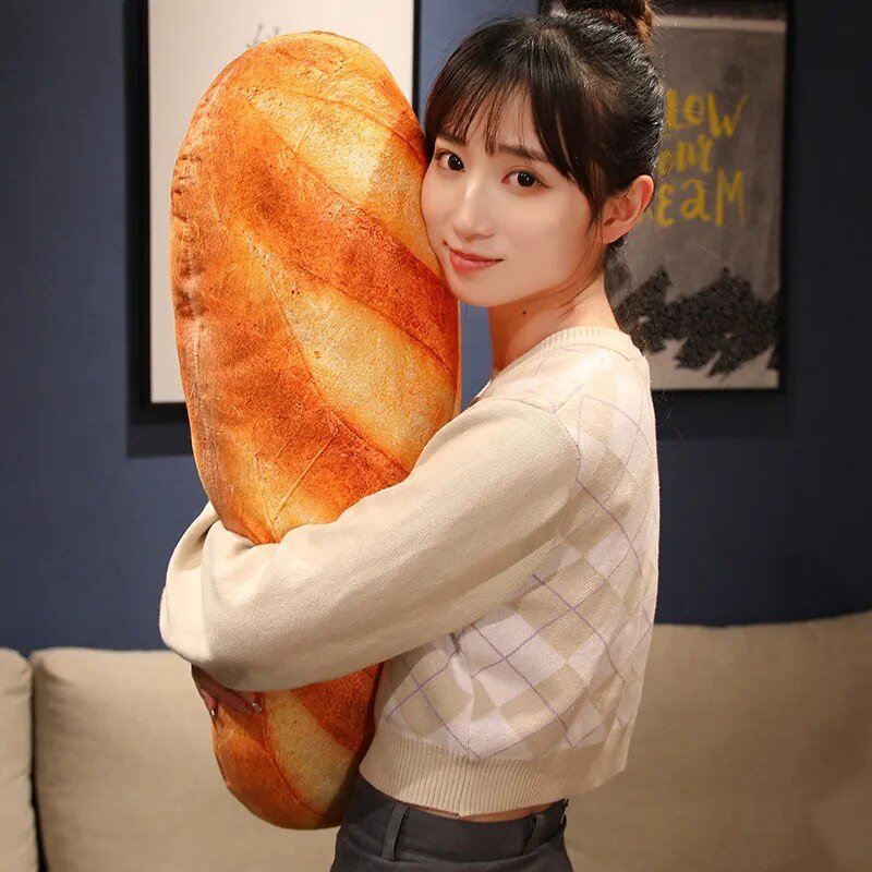 Plushie Jumbo Realistic Loaf of Bread, 8-40" | 20-100 cm plush toy – – – Image 9 | Plushie Produce