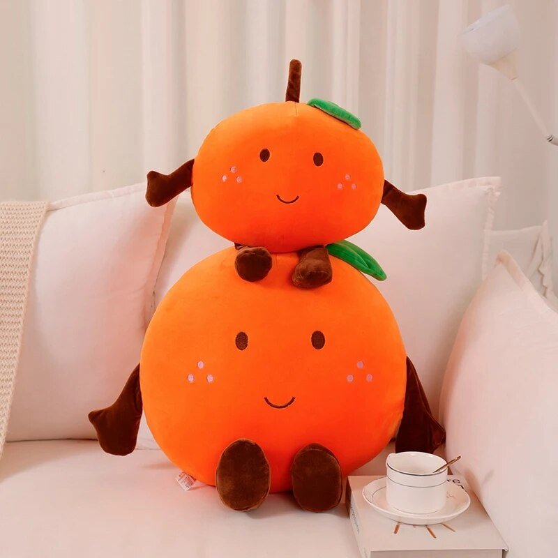 Plushie Squishy Cartoon Orange, 16-24" | 40-60 cm plush toy – – – Image 5 | Plushie Produce