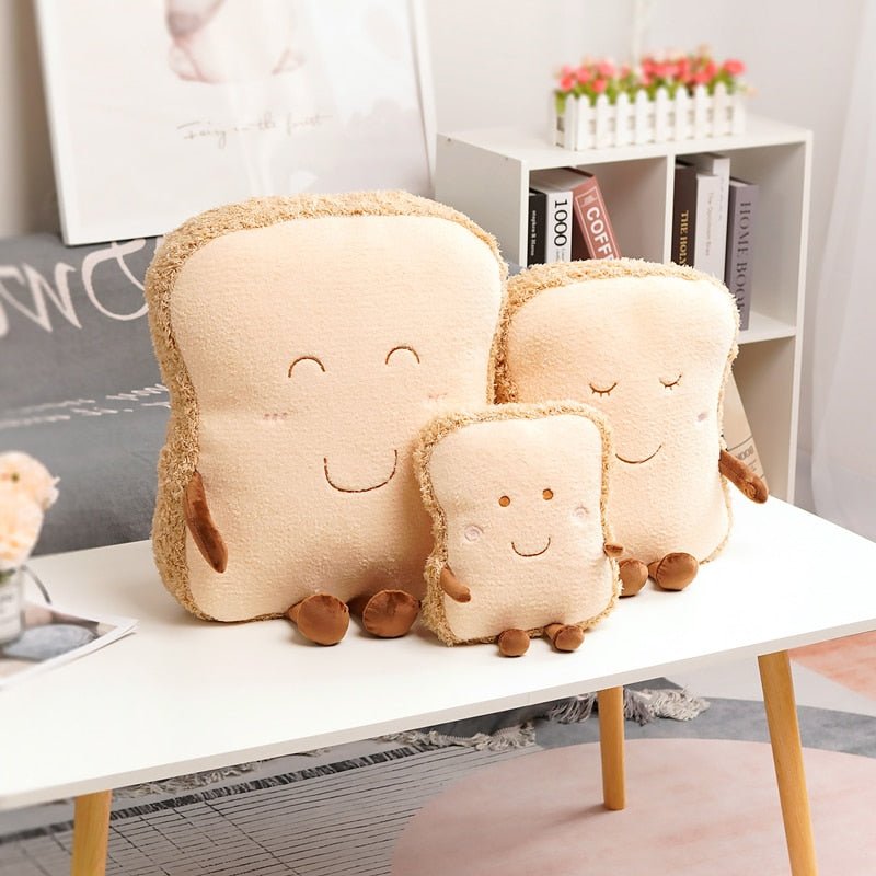 The Toasty Trio Plush Toys, 12-22" | 30-55 cm plush toy – – All 3 toasts – Image 1 | Plushie Produce