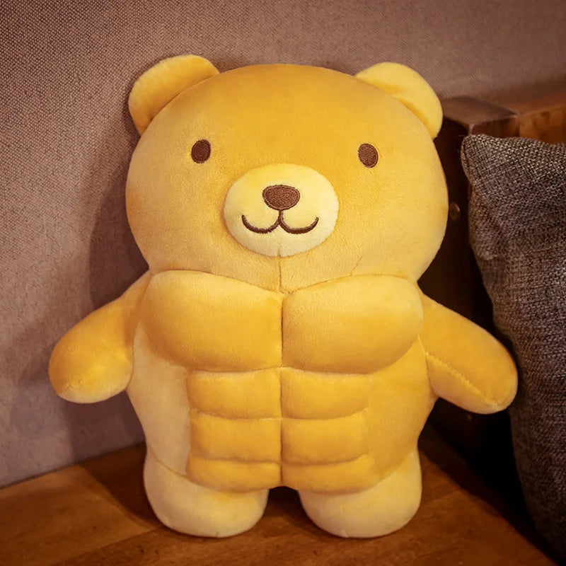 Bread as a Muscular Animal Plushie, 12-28 in | 30-70 cm