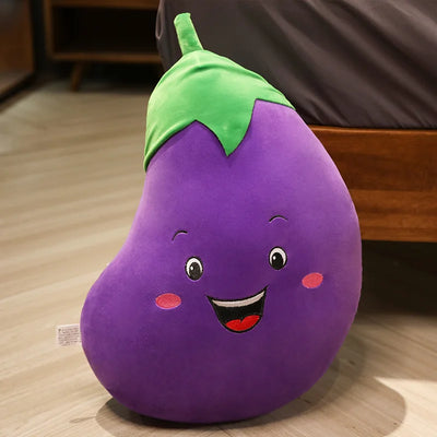 Juguete de peluche de verduras sonrientes, cuatro verduras, 12-20" | 30-50 centímetros
