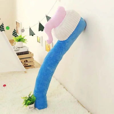 Juguete de peluche cepillo de dientes jumbo realista, cuatro colores, 35" | 90 centímetros