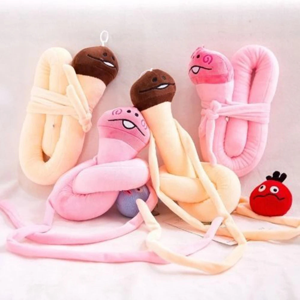 Tall Funny Mushroom Plush Toy, 29" | 74 cm