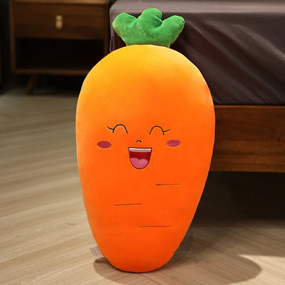 Juguete de peluche de verduras sonrientes, cuatro verduras, 12-20" | 30-50 centímetros