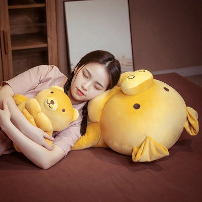 Bread as a Muscular Animal Plushie, 12-28 in | 30-70 cm