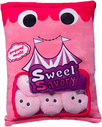 Snack Bag Pillow Plush Toy, Eight Styles, 16" | 40 cm