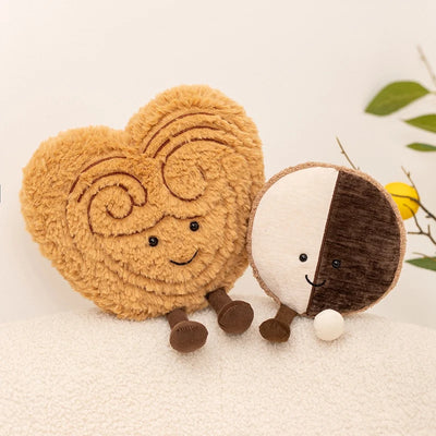 Afternoon Tea Dessert Plush Toy Set – Pudding, Cake & Butterfly Biscuit Dolls