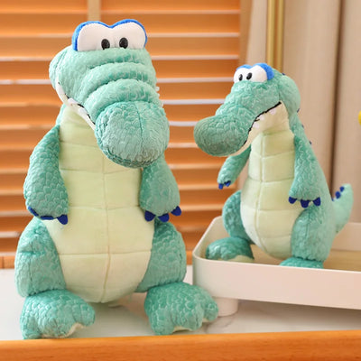 Crocodile en peluche assis, 12-20" | 30-50 cm