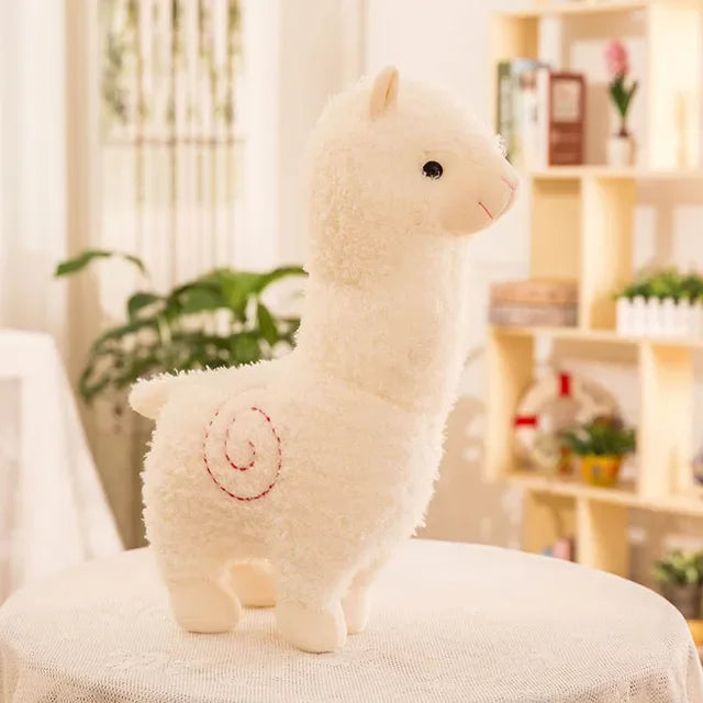 Animal de peluche Alpaca Adorable, Seis Colores, 10" | 25 centímetros